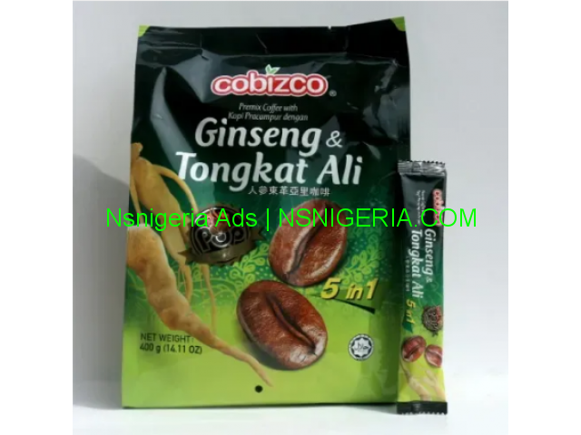 Cobizco 5-In-1 Ginseng Tongkat Ali Coffee again