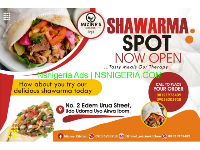 Shawarma Spot Launch - Mzine kitchen UYO