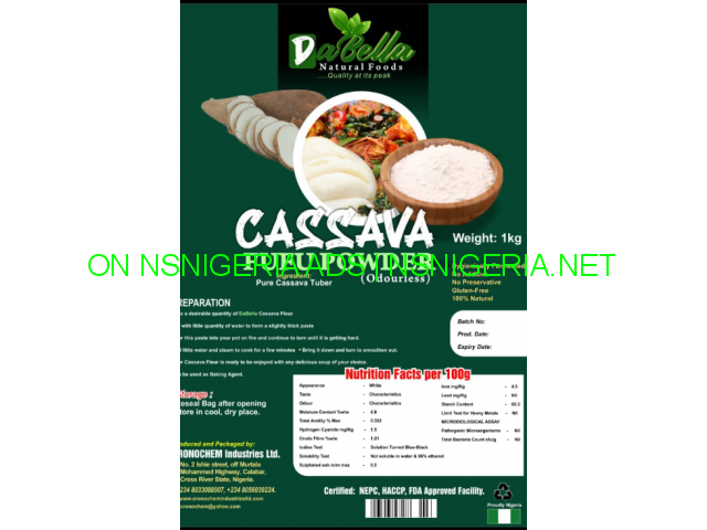 Buy Your Cassava Fufu Flour Today