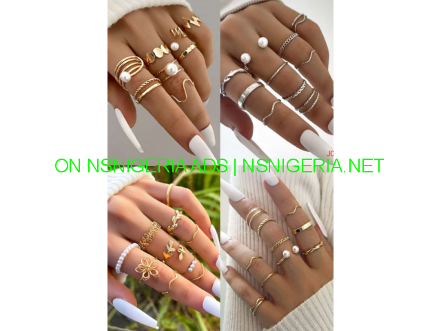 Beautiful knuckle rings and necklaces