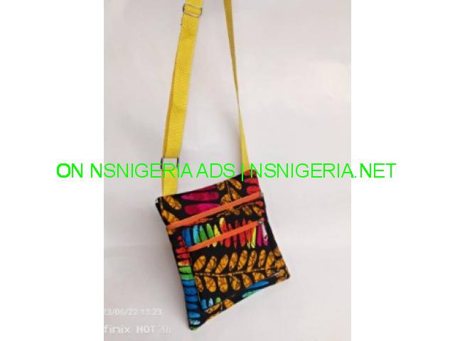 Ankara Midi sling bags for you