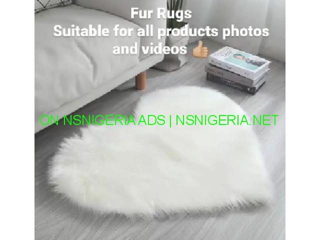 Buy fur rugs for your photo and video shoots