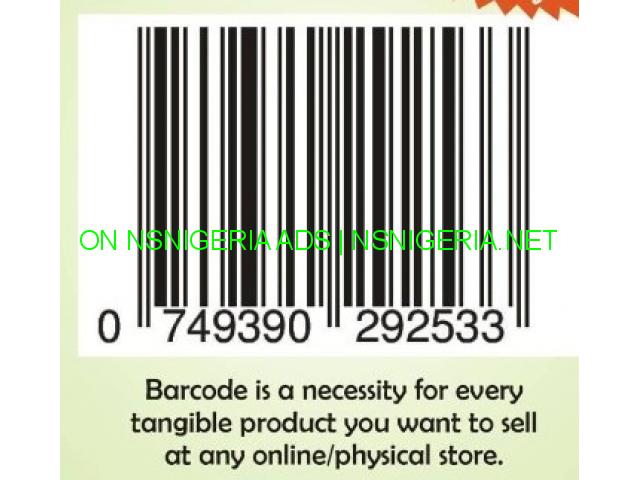 Get your product barcodes fast