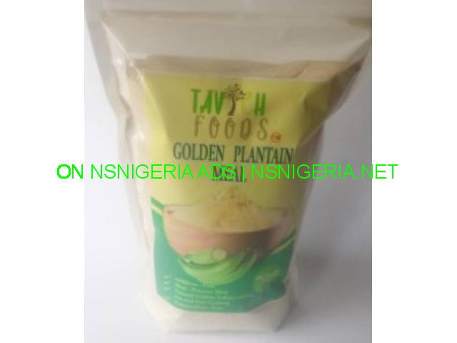 Order your plantain and rice flour here