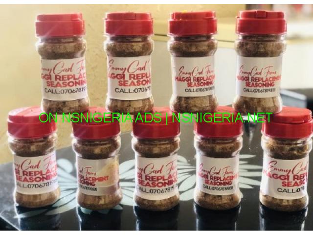 Buy our pigeon beans and food seasoning