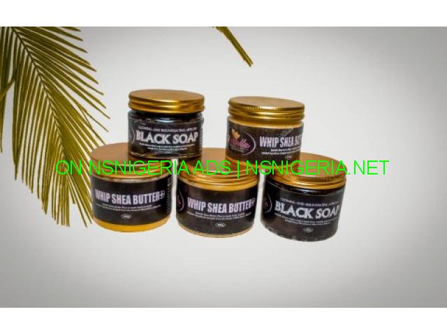 Order Natural skincare - black soap and Shea butter