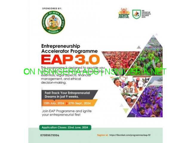 Register for EAP 3.0 for female youths in Akwa ibom state