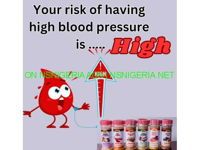 Reduce high blood pressure with our spices