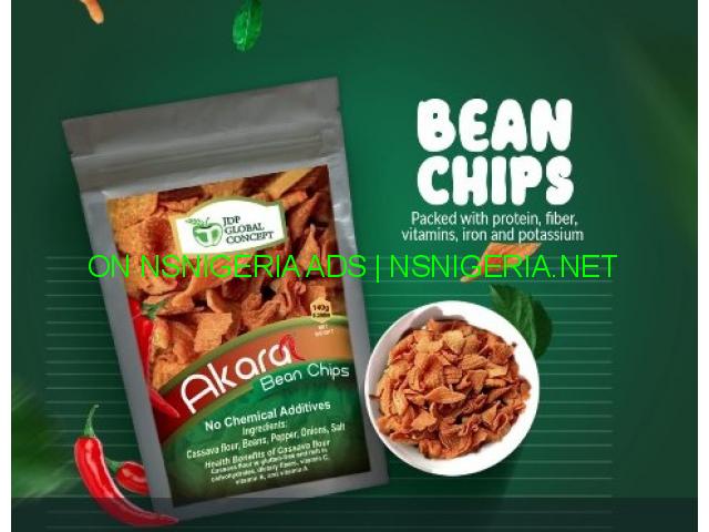 Order our yummy Akara chips and spices now