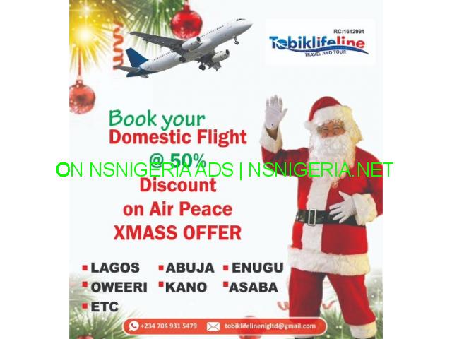 Book Affordable flights across nigeria from us