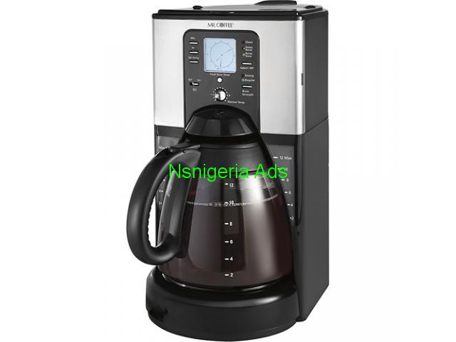 Mr. Coffee - 12-Cup Coffeemaker - Black