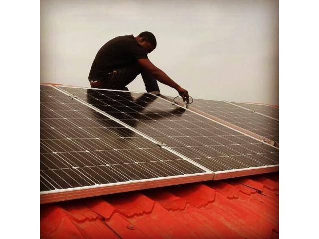 Go Green with Solar  by Infinite Radius - Lagos